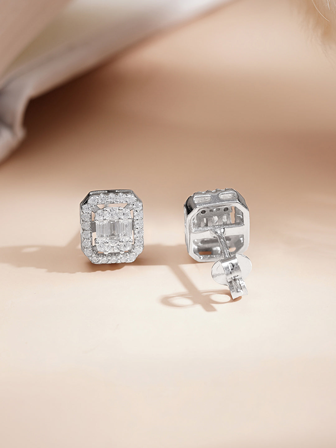 925 Fine Silver Crystal Glow Pendant Set