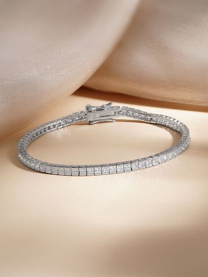 925 Fine Silver Classic Tennis Bracelet